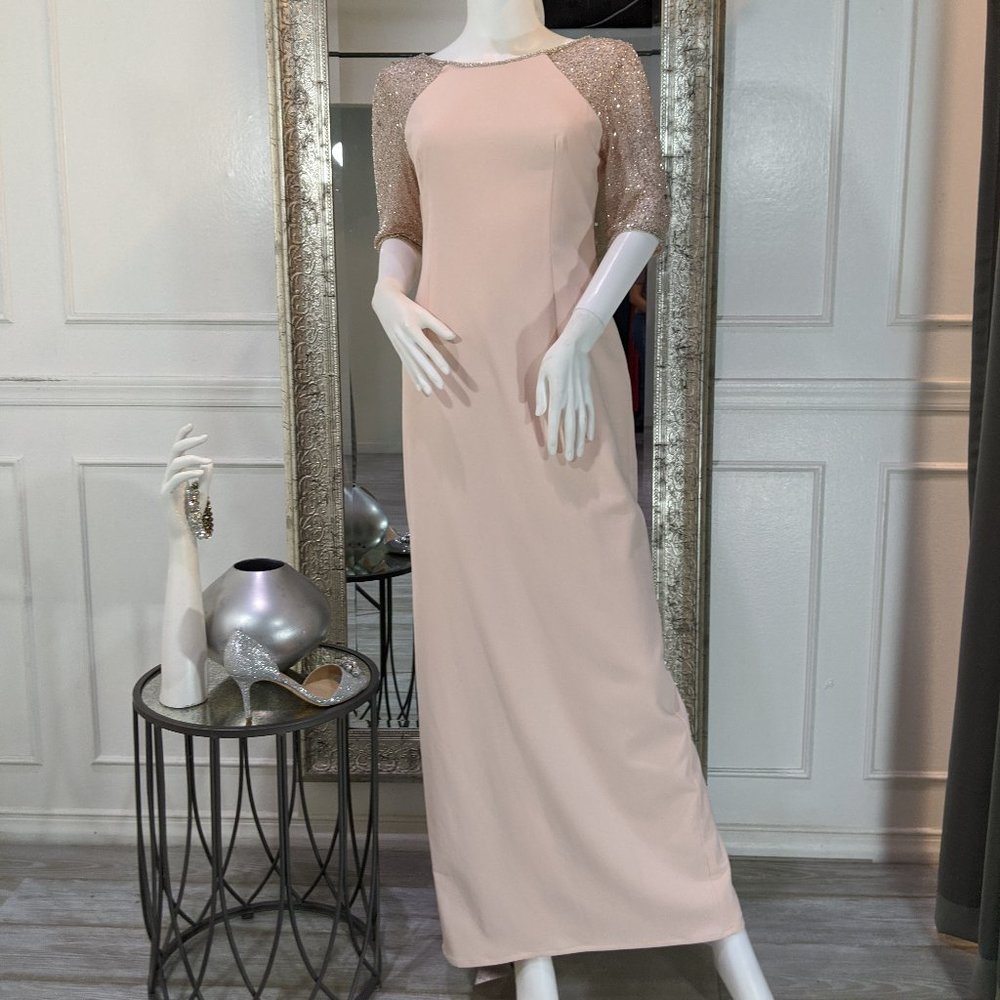 Pink Blush Formal Evening Dress Gown